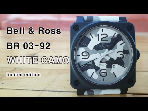 Bell & Ross BR03 92 WHITE CAMO Limited Edition