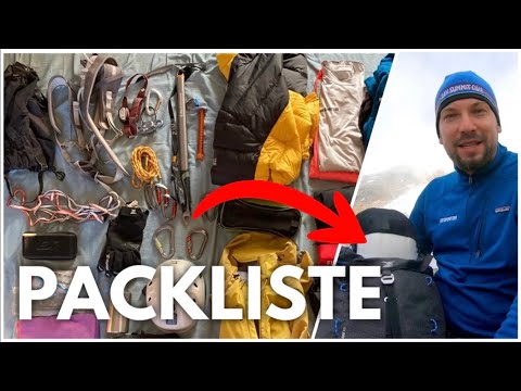 Hochtouren Packliste - Ausrüstung Checkliste, Tips & Tricks für den Gletscher
