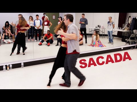 Introduction to SACADAS DE PERNA (leg lifts) - Forro dance demonstration by Milena Morais & Rafael