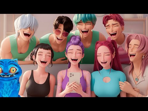 TOP 9 Funny Reaction 🤣🤣🤣 With Saja Boys and Huntrix| KPOP Demon Hunters Reaction