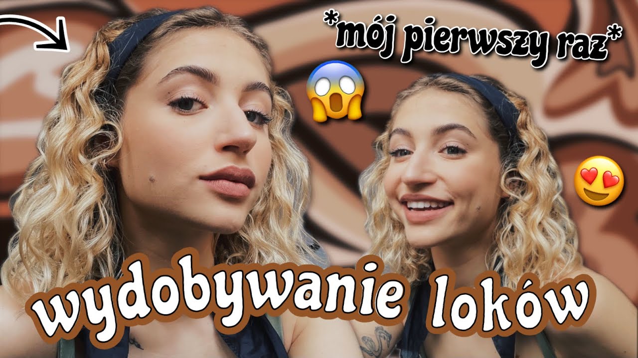 PIERWSZY RAZ W ŻYCIU WYDOBYŁAM SKRĘT WŁOSÓW 😱😱😱 *jestem w szoku...*