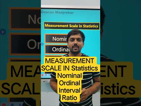 What's the RIGHT Measurement Scale in Statistics ? #Statistics