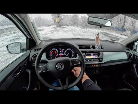 2017 Skoda Fabia [1.4 TDI 105HP] |0-100| POV Test Drive #1559  Joe Black