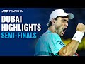 Harris vs Shapovalov; Karatsev vs Rublev | Dubai 2021 Semi-Final HIghlights