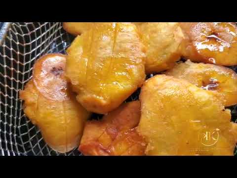HOW TO FRY RIPE PLANTAINS RECIPE | Kuisine Kreyol