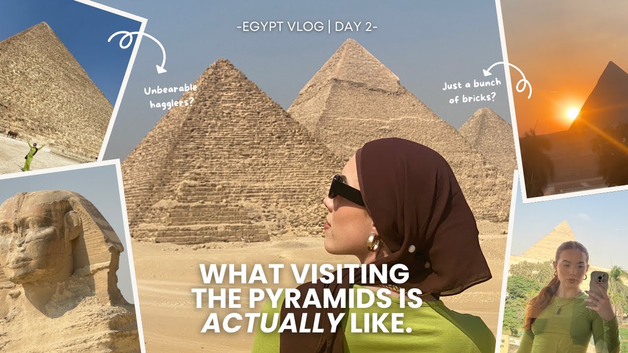 What Visiting The Great Pyramids of Egypt Is ACTUALLY like // Egypt Travel Vlog