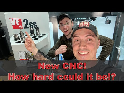 We got a new HAAS VF2SS CNC Machine! How hard could it be!?