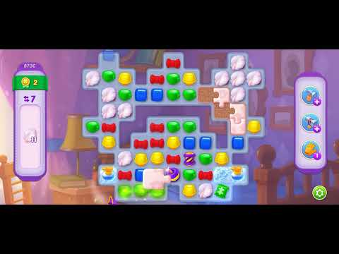 Homescapes level 8706 No boosters Hard level