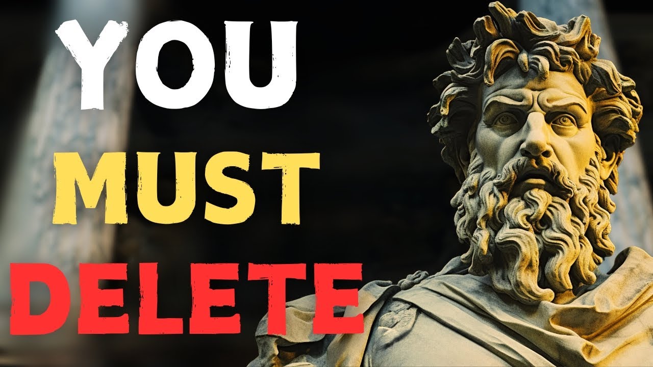 THINGS You SHOULD Quietly ELIMINATE From YOUR LIFE  STOICISM