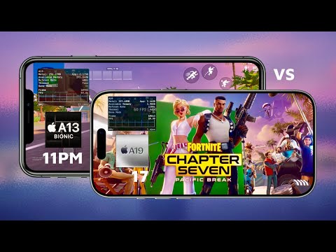 Fortnite iPhone 17 vs 11 Pro Max - Performance Test