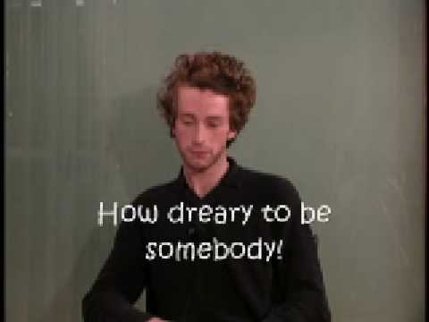 Video thumbnail for I’m Nobody! Who Are You?