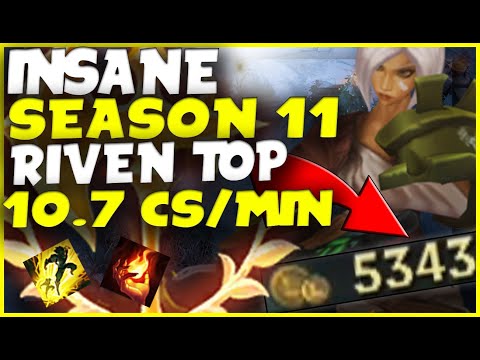 INSANE 1V9 60+ TENACITY | 5K GOLD BACK | 10.7 CS/MIN RIVEN TOP