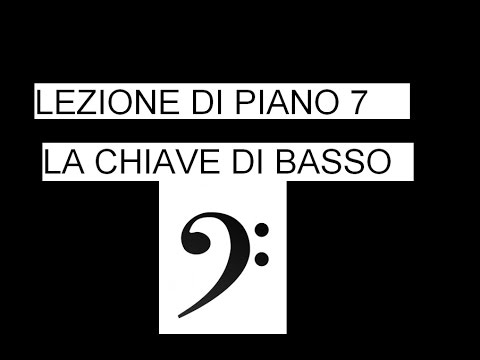 PIANO LESSON 7 part 2 - BASS CLEF