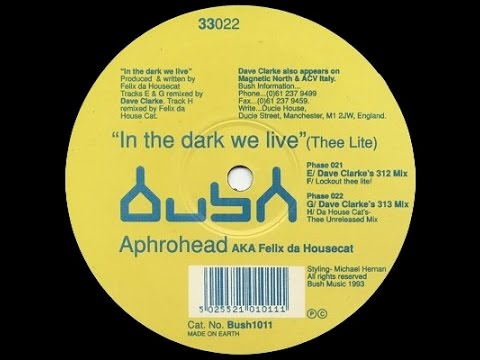 Aphrohead aka Felix Da Housecat - In The Dark We Live ( Da House Cat's - Thee Unreleased Mix )