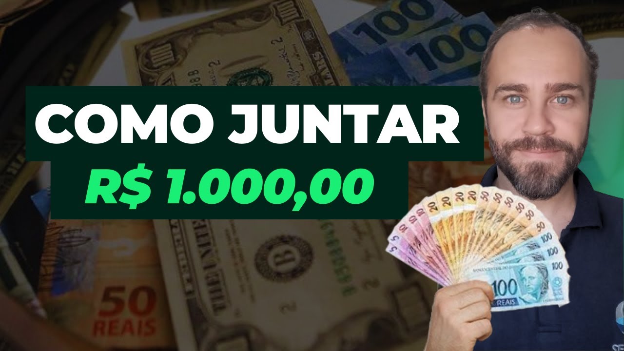 Como juntar R$ 1.000,00 em menos de 1 ano