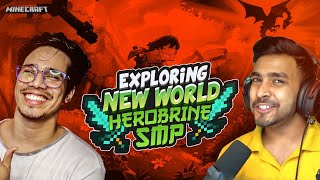 Exploring New World  Herobrine SMP Day #20