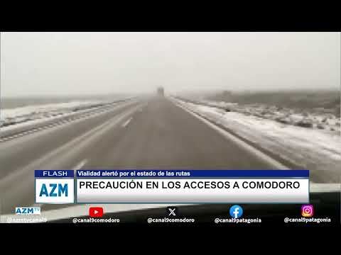 Precaución en los accesos a Comodoro