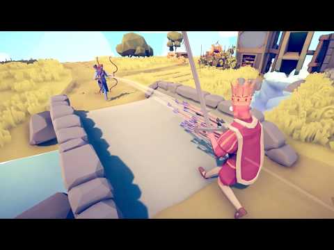 TABS | King 1v1 Every Secret New Unit ! ( Artemis Executioner Mace Spinner )