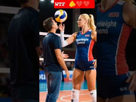 World's tallest female volleyball player in 🇺🇸#tallwoman #tallgirlfriend #volleyball #usa