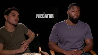'Predator' cast reacts to cut scene news video