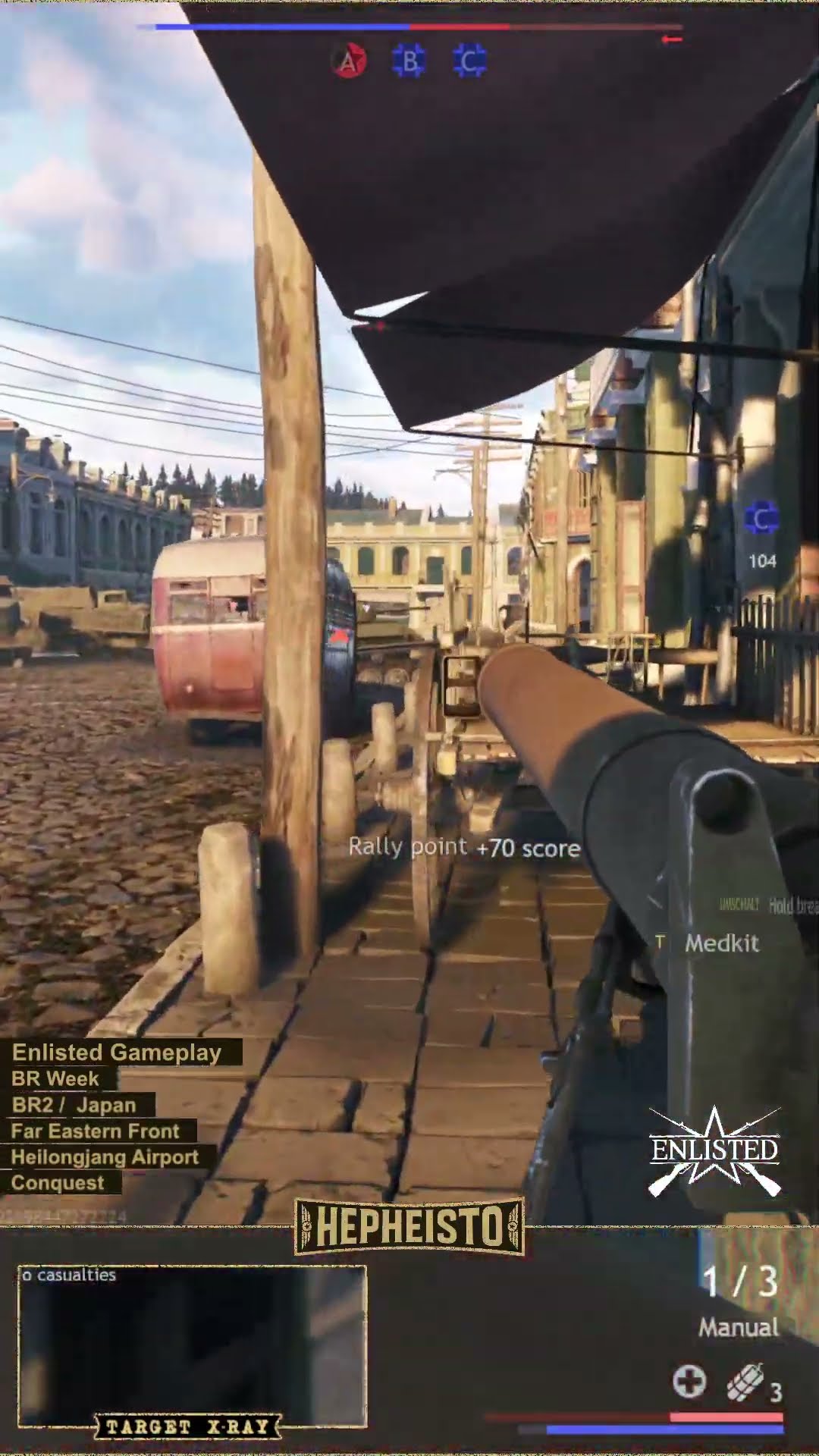 Anti Tank Gunner eliminates Tank T-70 with Type 4 Rocket Launcher