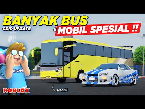 BANYAK BUS BARU DAN MOBIL SPESIAL LIMITED !! REVIEW CDID UPDATE TERBARU - Roblox Indonesia