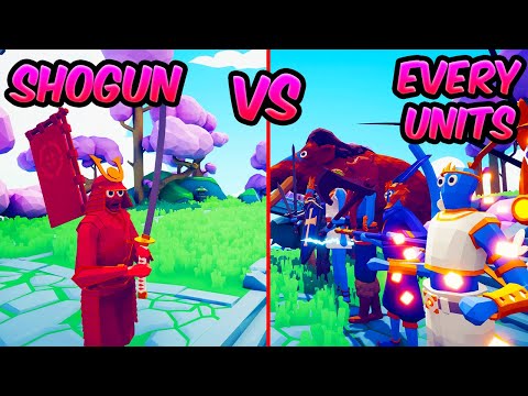 SHOGUN VS EVERY UNİTS! ⚔️😱😱| TABS - Totally Accurate Battle Simulator