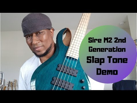 Sire M2 Marcus Miller bass (2nd generation) slap tone demo (2019)
