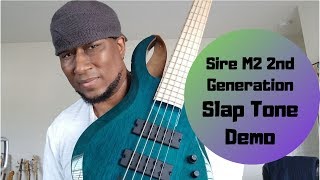 Video thumbnail for Sire M2 Marcus Miller bass (2nd generation) slap tone demo (2019) by NSiah's Bass World