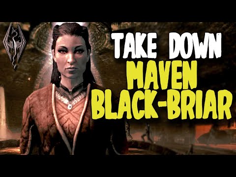 How To Take Down Maven Black-Briar In Skyrim