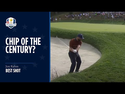 Jon Rahm's Insane Chip-In! | 2025 Ryder Cup