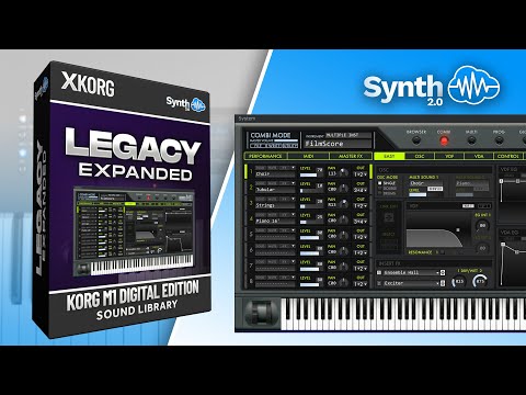 DRS001 - Legacy Expanded - Korg M1 Digital Edition ( 29 sounds ) - Video Preview 1