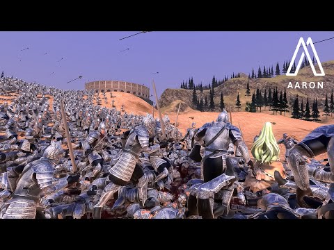 500 Queens vs 20.000 Gondor Captains- Ultimate Epic Battle Simulator 2- UEBS 2