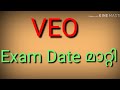 veo exam date 2019