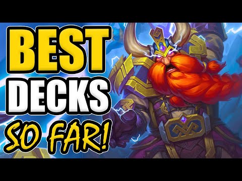 💣TOP 5 BEST NEW ACROSS THE TIMEWAYS DECKS So Far! | Hearthstone