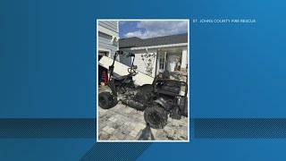 Fire Rescue: Charging golf cart sparks house fire in St. Johns County