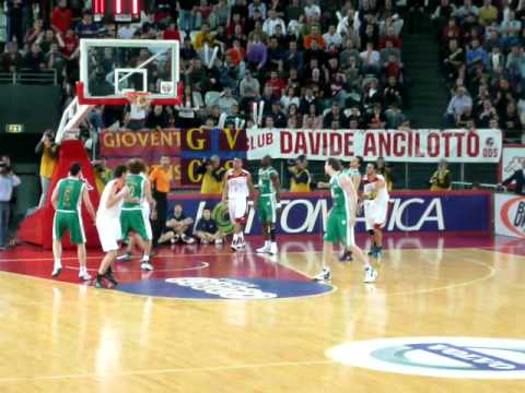 Lottomatica Virtus Roma-Montepaschi Siena - Assist di Ibby Jaaber per Jacopo Giachetti