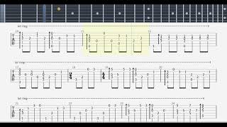(Matt Redman) 10000 reasons | Guitar Tutorial | TAB