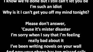 Mister Disaster By Goodbye Coastline (Lyrics)