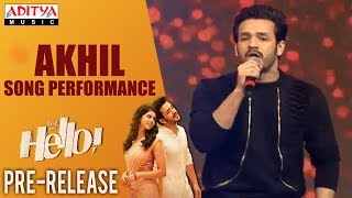 Akhil Song Performance @ HELLO! Movie Pre Release 