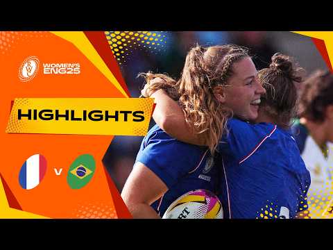 Phenomenal from France 😍 | France v Brazil | Rugby World Cup 2025 | Highlights
