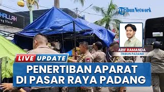 Penertiban Selasar Pasar Raya Padang Ricuh, Pedagang Keluhkan Ketidakpastian Relokasi