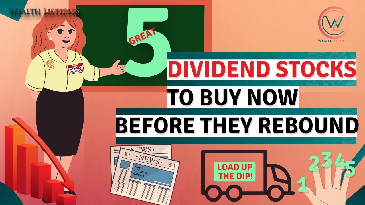5 Great Cheap High Yielding Dividend Stocks to buy now. Get in on these low prices. $Passive Income.