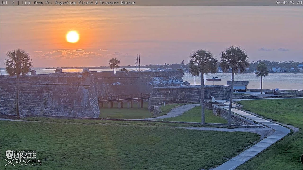 Live webcam view of Fortaleza Castillo de San Marcos