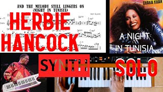 Herbie Hancock Solo Transcription. A Night in Tunisia.