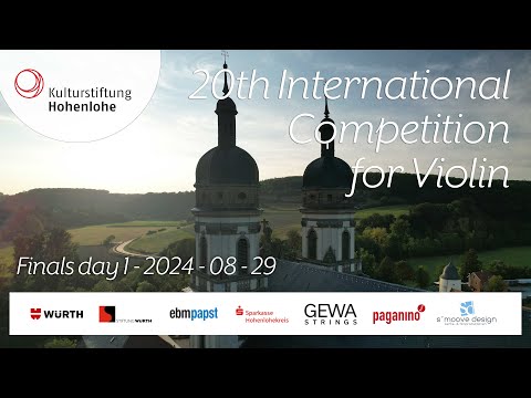 20th International Violin Competition 2024  - Finals day 1 - Thursday