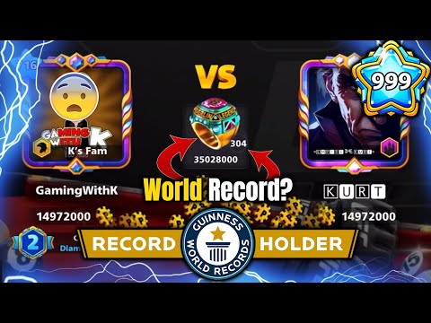 LEVEL 999 Legend 300+ Berlin Rings = World Record? UFC HeavyWeight Ring 8 ball pool GamingWithK