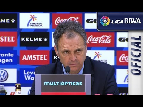 Rueda de Prensa de Caparrós tras el Levante UD (1-1) FC Barcelona  - HD