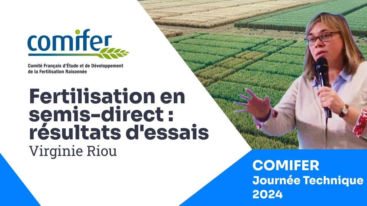 Fertilisation en semis-direct : résultats d'essais, Virginie Riou