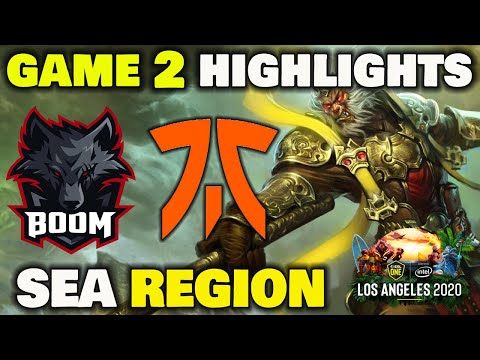 BOOM Esports vs Fnatic Game 2 Highlights ESL ONE Los Angeles 2020